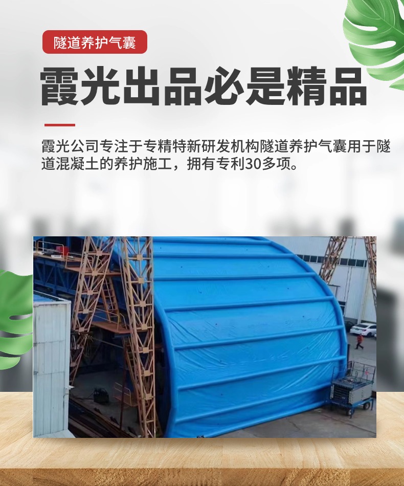 乐亭高温保湿隧道混凝土养护 高温蒸汽隧道混凝土养护 充气隧道拱